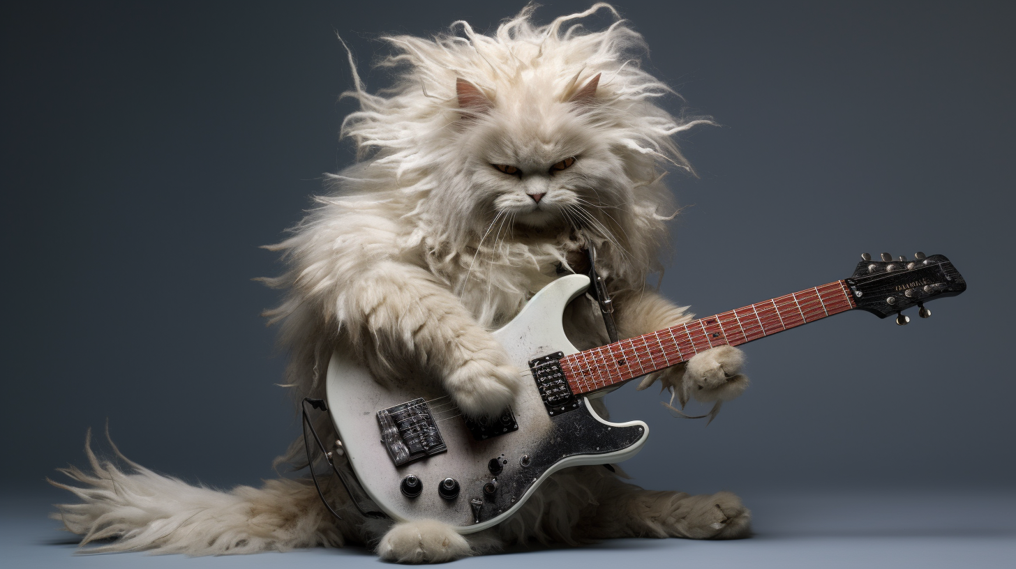 24_7ai_a_guitar_in_shape_of_a_real_fluffy_cat_with_leg_is_head__3d202dbb-155f-46ed-956e-5b8c59f2629c