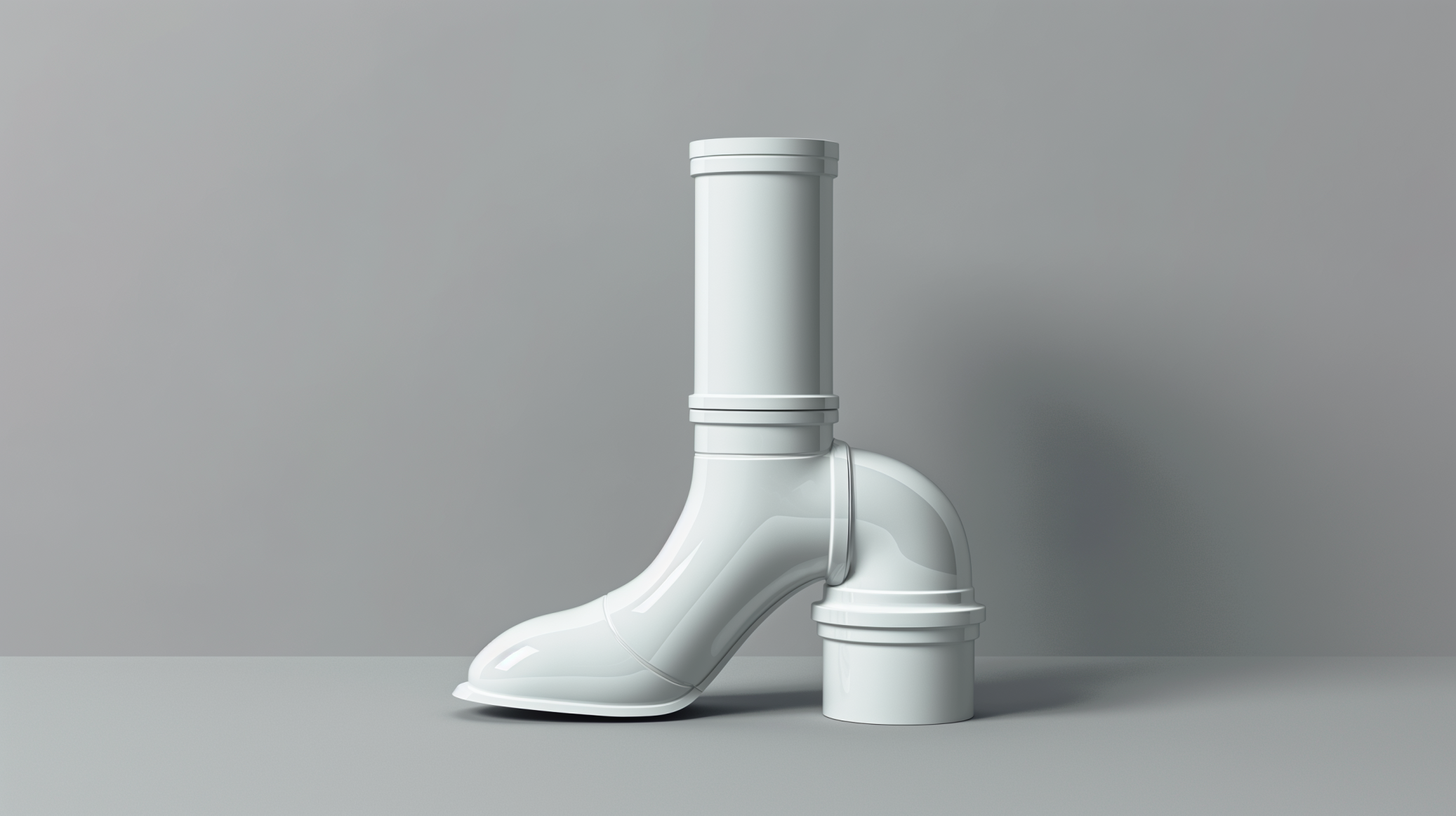 24_7ai_high_heel_boots_in_shape_of_white_pvc_plumbing_pipe_on_s_73c75859-d086-4eda-bf8f-b99e2037aac6